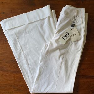 NWT Dolce + Gabbana Wide Leg Trousers